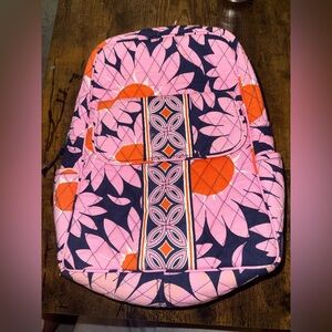 Vera Bradley backpack in the "Loves Me" pattern
